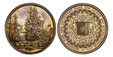 1085166 GERMAN STATES. Schleswig-Holstein. Friedrich VII. (1848-1863). 1849 AR Medal. PCGS MS63.  By Drentwett. Edge: Plain. 39mm. 24.43gm. Battle scene showing the Danish frigate 'Gefion' with 48-guns and 'Ship of the Line Christian VIII' with 84...
