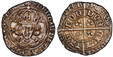 1086717 GREAT BRITAIN. England. Henry VII. (King, 1485-1509). (1489-93)-(cinquefoil) AR Groat. PCGS MS63.  London (Tower) mint. 3.12gm. Crowned facing bust (class IIa) within tressure of arches with trefoils at cusps; crown with two plain arches /...
