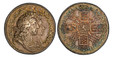1085985 GREAT BRITAIN. England. William and Mary. (Monarchs, 1689-1694). 1691 AR Crown. PCGS AU53.  Edge: + DECVS • ET •  TVTAMEN • ANNO • REGNI • TERTIO •. 39.8mm. 29.88gm. I/E in legend. Conjoined busts of William and Mary right / Cruciform shie...