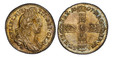 1086847 GREAT BRITAIN. England. William III. (King, 1694-1702). 1697 B AR Sixpence. PCGS MS64.  Bristol. First bust of William III right; B below bust / Late harp, large crowns. KM 484.9; SCBC-3528; ESC-1261 (Prev. ESC-1554).

Very rare quality fo...