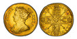 1086101 GREAT BRITAIN. Anne. (Queen, 1702-1714). 1714 AV Guinea. PCGS AU55.  London. 8.3gm. ANNA · DEI · - GRATIA ·. Third bust left / MAG - BRI · FR - ET · HIB - REG ·. Crowned shields in cruciform, sceptres at angles. KM 534; SCBC-3574; EGC-479;...