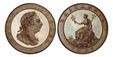 1087176 GREAT BRITAIN. George III. (King, 1760-1820). 1797-SOHO Bronzed CU Twopence. PCGS PR65.  Soho mint, Birmingham. GEORGIUS III · D : G · REX ·. Laureate head right / BRITANNIA ·. Britannia seated left. KM 619; SCBC-3776.

Please use this lin...
