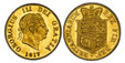 1086855 GREAT BRITAIN. George III. (King, 1760-1820). 1817 AV Half-Sovereign. PCGS MS64+.  GEORGIUS III DEI GRATIA. Laureate head right / BRITANNIARUM REX FID: DEF:. Crowned arms. KM 673; SCBC-3786; Friedberg 372.

Please use this link to verify t...