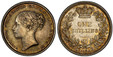 1086153 GREAT BRITAIN. Victoria. (Queen, 1837-1901). 1839 AR Shilling. PCGS MS63.  23.7mm. 5.65gm. VICTORIA DEI GRATIA BRITANNIAR: REG: F: D:. Second bust, left / Crown above denomination within wreath. KM 734.1; SCBC-3904; ESC 1283.

Without WW.
...