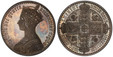 1087825 GREAT BRITAIN. Victoria. (Queen, 1837-1901). 1847 AR (Pure Silver, .999 Fine) Gothic Crown. PCGS PR64.  Royal mint. Edge: Plain. VICTORIA DEI GRATIA BRITANNIAR. REG: F:D. Crowned bust left / TUEATUR UNITA DEUS, ANNO DOM MDCCCXLVII. Crowned...