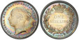 1087369 GREAT BRITAIN. Victoria. (Queen, 1837-1901). 1858 AR Shilling. PCGS MS65.  VICTORIA DEI GRATIA BRITANNIAR: REG: F: D:. High relief portrait / Crown above denomination within wreath; date below. KM 734.1; SCBC-3904; ESC-3012, Davies 874 die...