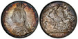 1087375 GREAT BRITAIN. Victoria. (Queen, 1837-1901). 1889 AR Crown. NGC MS63.  VICTORIA D:G: BRITT: REGINA: F:D:. Bust left wearing small crown and veil / St. George slaying dragon right. KM 765; SCBC-3921; ESC-2589.

Please use this link to verif...