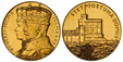 1084589 GREAT BRITAIN. George V. (King, 1910-1936). 1935 AV Medal of 36 Ducats Weight. NGC PR64.  By P. Metcalf. 57mm. 124.06gm. Conjoined crowned busts of the King and Queen Mary left / View of Windsor Castle on the reverse with the legend STET F...