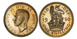 1086811 GREAT BRITAIN. George VI. (King, 1936-1952). 1950 AR, AE & Nickel-Brass 9 Piece Proof Set (Halfcrown through Farthing). PCGS PR66-PR64RB (Red-Brown).  Royal Mint. Bust, left / Various reserve designes. KM PS23; SCBC-PS17.

Grades as follow...