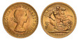 1085614 GREAT BRITAIN. Elizabeth II. (Queen, 1952-2022). 1966 AV Sovereign. NGC MS65.  Laureate bust right / St. George slaying the dragon. KM 908; SCBC-4125; Marsh 304.

Please use this link to verify the NGC certification number <a href="https:/...