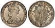 1086644 HUNGARY. Maria Theresia. 1741-KB AR Thaler. NGC AU58.  Kremnitz. MA · THERESIA · - D: G: REG: HUN: BO. Bust right with two curls hanging in back / S: MARIA MATER DEI - PATRONA HUNG. Radiant Madonna and child. KM 328.3; Dav.-1125B; Herinek ...