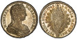 1085947 HUNGARY. Maria Theresia. (Holy Roman Empress, 1740-1780) . 1743-K-B AR Thaler. PCGS MS62.  Kremnitz. Edge: IUSTITIA ET CLEMENTIA
 (With Justice and Mercy). 41mm. 28.79gm. M•THERES: – D:G:REG:HU:BO:. Modified hairstyle, one long curl hangin...