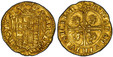 1086079 ITALIAN STATES. Naples. Carlo V. (Holy Roman Emperor, 1519-1556). (1519-56) R AV Scudo d'Oro. PCGS MS64.  3.36gm. CAROLVS. - V. RO. IM. Crowned imperial eagle behind crowned shield of manifold arms / R. ISPA(N)(RVM). VTRIVS. SICI(L). R. R....