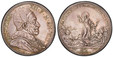 1084922 ITALIAN STATES. Papal States. Innocent XII. (Pontiff, 1615-1691-1700). 1698-VIII AR Piastra, Scudo of 80 Bolognini. PCGS Genuine - UNC Details Cleaned.  Rome. 31.93gm. Capped bust, right / St. Peter blessing reclining crowd. KM 608; Dav.-4...