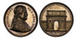 1085827 ITALIAN STATES. Papal States. Pius IX. (Pontiff, 1846-1878). "1856" (1859) AR Medal. PCGS MS63.  By Giuseppe Girometti. 45mm. 35.17gm. PIVS IX PONT – MAX ANNO XIV. Bust, right; signed below truncation / PORTAM VRBIS IN JANICVLI VERTICE RES...