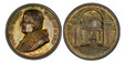 1085829 ITALIAN STATES. Papal States. Pius IX. (Pontiff, 1846-1878). 1871//XXVII AR Medal. PCGS SP62.  By G. Bianchi. 43.68mm. 34.00gm. PIVS IX PONT MAX AN XXVII. Bust, left signed below truncation / SACELLVM XYSTIN IN BASIL LIB OPERIB RENOVATIS E...