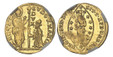 1087540 ITALIAN STATES. Venice. Lodovico Manin. (Doge, 1789-1797). (1789-97) AV Zecchino. NGC MS64.  3.42gm. LVDO(V)(I). MANIN. - S. M. VENET. St. Mark standing at left presenting staff with cross and DVX vertically at top to doge kneeling at righ...