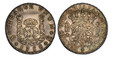 1086728 MEXICO. Ferdinand VI. 1758-Mo MM AR 8 Reales. PCGS AU50.  Mexico City. FERDND · VI · D · G · HISPAN · ET  IND · REX. Crowned shield flanked by M M 8 / ...VNUM M. Imperial crown on left pillar. KM 104.2; Calico 494; Yon-M8-58.

Please use t...