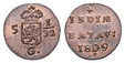 1085882 NETHERLANDS EAST INDIES. 1809 CU 1/2 Duit. NGC MS64RB (Red-Brown).  INDIAE / BATAV:. Inscription, date below / Crowned States General arms divide value 5 - 1/32, G. below. KM 75; Scholten 563; Passon 25.3.

Please use this link to verify t...