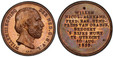 1085752 NETHERLANDS. William III. (King, 1849-1890). 1853 Bronze Medal (Gulden). PCGS SP63BN (Brown).  Edge: Plain. 28mm. 7.33gm. Bust, right / Nine-line inscription below rosette. Sch.-621b; Scheffers 7.

Struck to commemorate the visit of crown ...