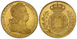 1087269 PORTUGAL. Joao VI. 1822 AV Peca, 6400 Reis. NGC MS64.  Lisbon. JOANNES · VI D · G · PORT... Laureate bust right / Crowned arms on globe within wreath. KM 364.

Please use this link to verify the NGC certification number <a href="https://ww...
