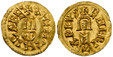 1083991 SPAIN. Visigothic. Suinthila. (621-631) ND AV Tremissis. NGC MS65.  Emerita (Lusitania). 1.45gm. + SVINTHILA RE(X). Facing bust / + EMERITA PIVS. Facing bust. C.N.V. 257.

Retrograde "S" in SVINTHILA.

Please use this link to verify the NG...