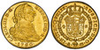 1086725 SPAIN. Charles III. 1780/79-(Crowned M) PJ AV 4 Escudos. PCGS AU58.  Madrid. 13.51gm. CAROL · III · D · G · HISP · ET IND · R ·. Bust right / Crowned arms in collar of The Golden Fleece. KM 418.1; Calico 304.

Please use this link to verif...