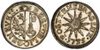 1085568 SWISS CANTONS. Geneva. 1775 Billon 6 Deniers, 2 Quarts. PCGS MS65.  GENEVEN · RESPUBLIC ·. Arms within circle, sun above / · POSTTENEBRASLUX ·. IHS in center of sun. KM 79; D.T. 1026i; HMZ 2-351u.

Please use this link to verify the PCGS c...