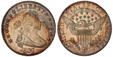 1084343 UNITED STATES OF AMERICA. 1807 AR Half Dollar. NGC MS62+.  U.S. Mint, Philadelphia. Draped bust left, flanked by stars, date at angle below / UNITED STATES OF AMERICA. 50 C. below eagle. KM 37; Overton 105a.

Currently the finest known at ...