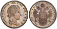 1087145 AUSTRIA. Ferdinand I. 1847-A AR Thaler. PCGS MS62.  Vienna. 28.07gm. Laureate head right / Crowned imperial double eagle. KM 2240; Dav.-14; J.-246; Kahnt 345.
Includes original collector's ticket.

Please use this link to verify the PCGS c...