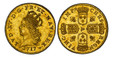 1087495 FRANCE. Louis XV. (King, 1715-1774). 1717-A AV Louis d'Or. PCGS MS62.  Paris. 28mm. 12.2gm. LVD · XV · D · G · FR · ET · NAV · REX ·. Crowned head left / CHRS · REGN · VINC · IMP ·. Crowned arms of France and Navarre in cruciform, fleur-de...