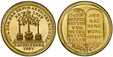 1087089 GERMAN STATES. Hamburg. (Undated) c.1701-1800 AV Medal of Ducat Weight. PCGS MS63PL (Prooflike).  21.99mm. 3.49gm. Larger tree planted in bucket stands between two smaller trees in buckets / Two panels, side by side, displaying the fourth ...