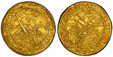 1087400 GERMAN STATES. Saxony-Albertine. Johann Georg I. (Elector, 1615-1656). 1630 AV 6 Ducats. PCGS AU55.  Dresden. 20.72gm. CONFESS : LUTHER : AUG : EXHIBITÆ SECULUM// IOH - GEOR/ 16 - 30 - 25. Bust of Johann Georg I right / NOMEN - DOMINI - TU...