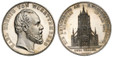 1086672 GERMAN STATES. Württemberg. Karl I. (King, 1864-1891). 1871 AR 2 Thaler, 3-1/2 Gulden. NGC PR62.  By Christian Schnitzspahn. Stuttgart. Edge: XV EIN PFUND FEIN. 36.91gm. KARL KOENIG VON WUERTTEMBERG. Head right / ZUR ERINNERUNG AN D. WIEDE...