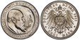 1086784 GERMAN STATES. Württemberg. Wilhelm II. 1911-F AR 3 Mark. PCGS PR67DCAM (Deep Cameo).  Freudenstadt. Edge: GOTT MIT UNS. Conjoined heads right, normal bar in "H" of "CHARLOTTE" / Crowned imperial eagle with shield on breast. KM 636. Proof;...
