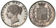 1087826 GREAT BRITAIN. Victoria. (Queen, 1837-1901). 1839 AR Halfcrown. NGC PR63.  Edge: Plain. VICTORIA DEI GRATIA. Young head, left with one ornate and one plain fillet in hair; W. W. in relief in truncation / BRITANNIARUM REGINA FID: DEF:. Crow...