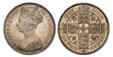 1087974 GREAT BRITAIN. Victoria. (Queen, 1837-1901). 1885 AR Gothic Florin, Two Shillings. NGC MS64.  Queen in crown and decorated dress, legend in Gothic script; Without die number / Crowned shields of England, Scotland and Ireland in cross forma...