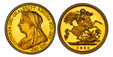 1087258 GREAT BRITAIN. Victoria. (Queen, 1837-1901). 1893 AV Half-Sovereign. PCGS PR63 Cameo.  VICTORIA · DEI · GRA · BRITT · REGINA · FID · DEF · IND · IMP ·. Mature draped bust left / St. George slaying the dragon right. KM 784. Proof; SCBC-3878...