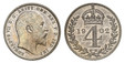 1086810 GREAT BRITAIN. Edward VII. (King, 1901-1910). 1902 AV & AE 13 Piece Proof Set (Five Sovereign through Maundy Penny). NGC PR64-PR61 Matte.  Head left / St. George slaying the dragon. PS15 (KM-795-797.1, KM798-870); SCBC-PS9 (Coronation).

K...