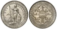 1086632 GREAT BRITAIN. 1930-B AR Dollar. NGC MS64.  By George William de Saulles. Bombay mint. Edge: Milled. Britannia standing / Chinese characters and Jawi script in ornamental flower. KM T5; Pridmore 28; Mars BTD1.

Mintmark is located within t...