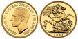 1087948 GREAT BRITAIN. George VI. (King, 1936-1952). 1937 AV Two Pounds. NGC PR66 Cameo.  Head left / St. George slaying the dragon. KM 860; SCBC-4075; Fr.-410.

From a mintage of just 5,001.

Please use this link to verify the NGC certification n...