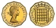 1087381 GREAT BRITAIN. Elizabeth II. 1956 Nickel-Brass Threepence. NGC PR67.  without BRITT OMN. Laureate bust right / Crowned portcullis. KM 900. Proof; cf. SCBC-4153 (Unlisted in Proof), Peck- 496 (Extremely Rare).

Please use this link to verif...
