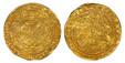 1084182 NETHERLANDS. Kampen. (1590-3) AV Imitative Rose Noble. NGC MS63+.  7.62gm. MONNO : AV • CIVI • CAMPEN • VALO : TRAN• ISVLAN. King standing in ship facing, holding sword and shield, a flag bearing a C at the stern / CONCORDIA RRS PARVÆ CRES...