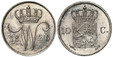 1085744 NETHERLANDS. William I. 1826-(Torch) AR 10 Cents. NGC MS65.  Ultrecht. Edge: Plain. Crowned W divides date / Crowned arms divides value. KM 53; Sch.-311.

Standard Coinage. Privy mark Ultrecht: Torch. Brussels: Palm branch.

Please use thi...
