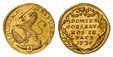 1087591 SWISS CANTONS. Zurich. 1736/4 AV 1/2 Ducat. NGC MS62.  1.73gm. RESPUBLICÆ TICURINÆ ·. Oval arms of Zurich supported by rampant lion at right / DOMINE / CONSERVA / NOS IN / PACE ·. Inscription, date within ornamented cartouche. KM 139; Fr.-...