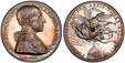 1087277 VATICAN CITY. Pius XII. (Pontiff, 1939-1958). An IV (1942) AR Medal. PCGS SP65.  By Aurelio Mistruzzi. Edge: Plain. PIVS XII PONTIFEX - MAXIMVS ANNO IV. Bust, left; signed on truncation / SVMMVS PONTIFEX PER AERIS VNDAS ALLOQVITVR. Three w...