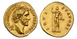 1087876 ROMAN IMPERIAL.  Antoninus Pius. (Emperor, 138-161 AD). Struck 140-143 AD. AV Aureus. NGC Ch. AU (Choice About Uncirculated) Strike 5/5 Surface 4/5.  Rome. 19.5mm. 6.92gm. ANTONINVS AVG PI-VS P P TR P COS III. Laureate head of Antoninus Pi...