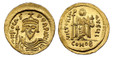 1087183 BYZANTINE.  Phocas. (Emperor, 602-610 AD). Struck 607-610 AD. AV Solidus. NGC Ch. MS (Choice Mint State) Strike 5/5 Surface 5/5.  Constantinople, 5th Officina. 4.48gm. dN FOCAS – PERP AVG. Draped and cuirassed bust facing, wearing crown su...