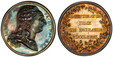 1087217 FRANCE. Louis XVI. 1781 AR Medal. PCGS MS62.  By Duvivier (unsigned). 42mm. 36.46gm. Bust, right / ARGENTORATUM/ FELIX/ VOTIS SECULARIBUS/ MDCCLXXXI. Inscription within wreath, date in Roman numerals. Nocq 208; Engel-Lehr 621.

For the Cen...