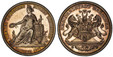 1086670 GERMAN STATES. Hannover. 1872 AR Thaler. PCGS MS65.  16.82gm. Supported helmeted arms / Germania seated holding wreath and sword, shield at right. KM X-1; Steulmann IV.1; Kahnt 246; Jaeger 100IV; Thun 179; Welter 3205; Peltzer 1265; Stutzm...